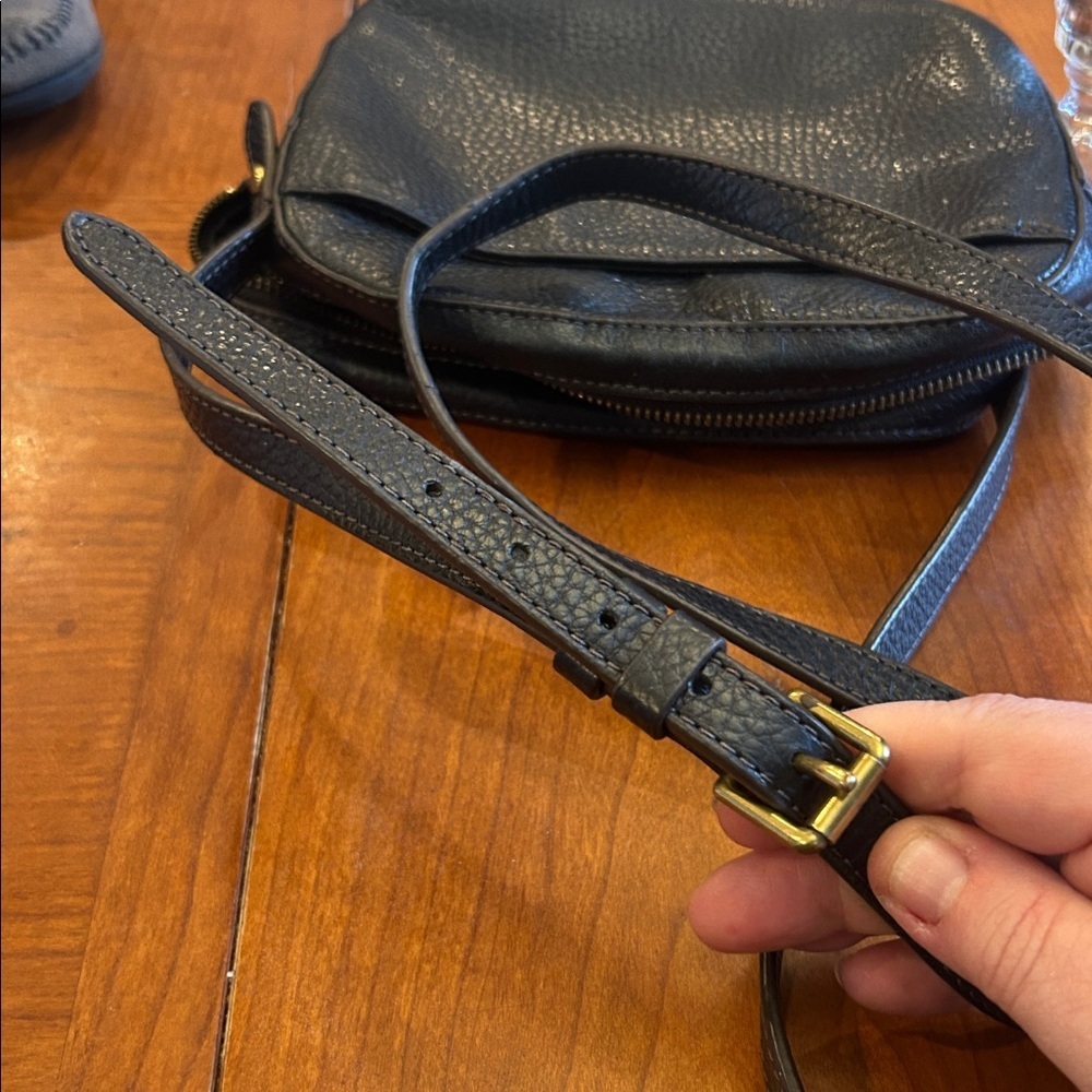 Fossil Camera Gemma Black Leather Cross Body Bag - Picture 6 of 7